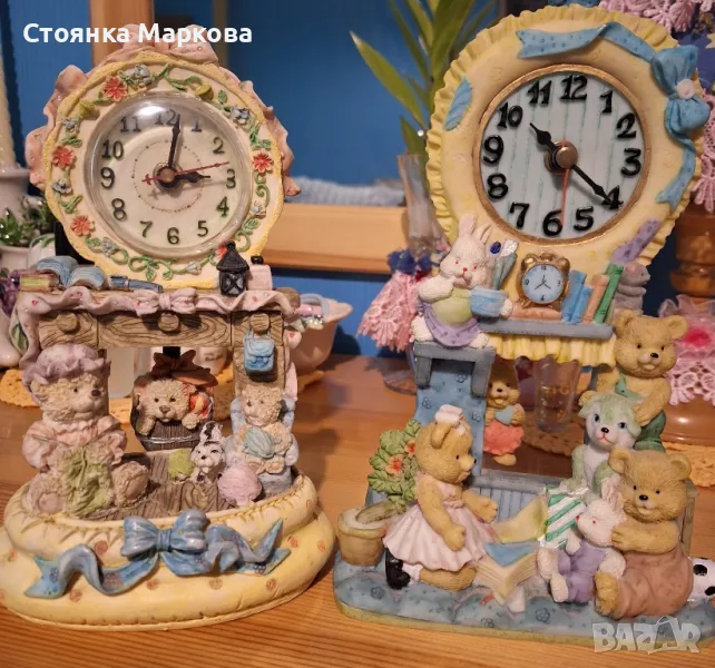 Два красиви работещи часовника с детски мотиви, снимка 1