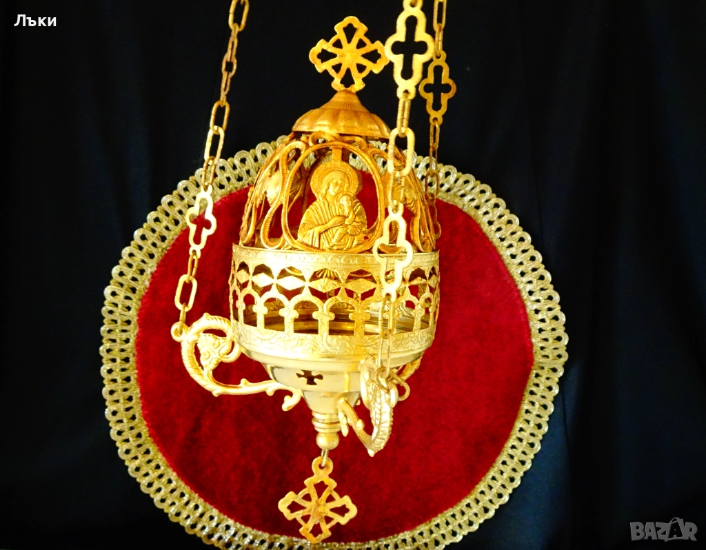 Висяща кадилница,кадило,кандило,Богородица. , снимка 1