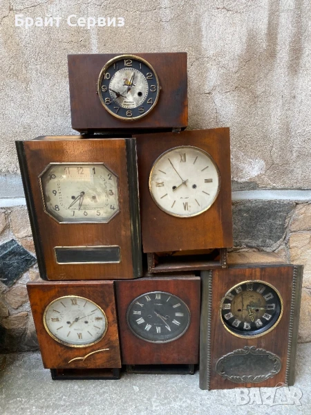 Стари стенни часовници, снимка 1
