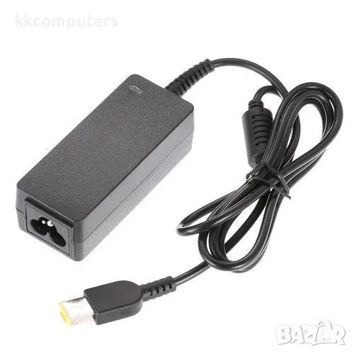 Зарядно за лаптоп (Laptop AC Adapter) Lenovo - 20V / 2.25A / 45W - (Square Tip) - Заместител / Repla, снимка 1