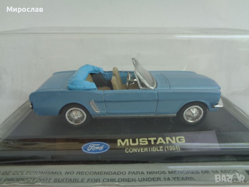 1:43 FORD MUSTANG 1964 ИГРАЧКА КОЛИЧКА МОДЕЛ , снимка 1