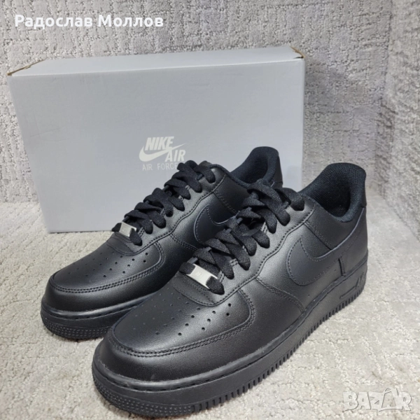 Nike Air Force 1 07' Triple Black (36-47 номер), снимка 1
