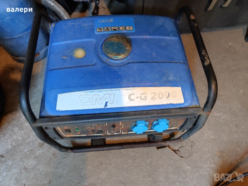 Бензинов генератор за ток работи тихо без забележки, снимка 1