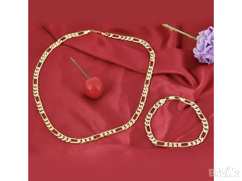 Комплект Ланче и гривна, снимка 1