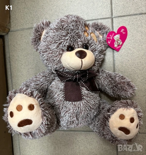 Плюшено Мече 35см, плюшена Мечка, снимка 1
