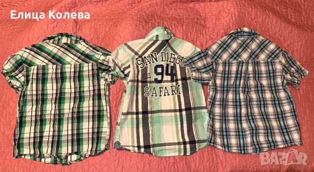 H&M и други 3 ризи за момче 5 г/110 см, снимка 2 - Детски ризи - 49924642
