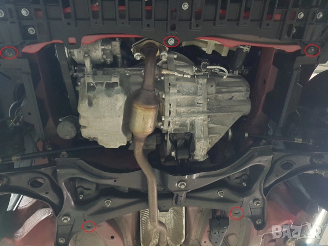 Метална кора под двигател и скоростна кутия Citroen C1 2005г – 2014г, снимка 4 - Аксесоари и консумативи - 51991342