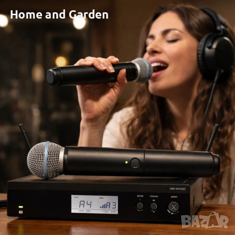 Професионален безжичен вокален микрофон BLX – за сцена и студио 🎤🎶, снимка 3 - Друга електроника - 53936968