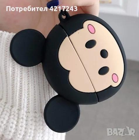 Мики Маус слушалки с калъфче, снимка 2 - Bluetooth слушалки - 47070221