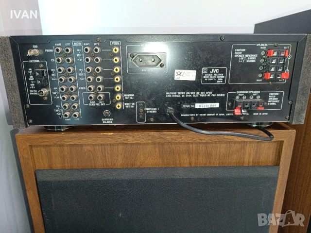 продавам усилвател-jvc-rx-1001bk, снимка 5 - Ресийвъри, усилватели, смесителни пултове - 53028398