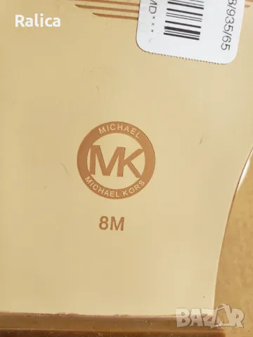 Michael Kors чехли естествена кожа, НОВИ, снимка 5 - Чехли - 47372614