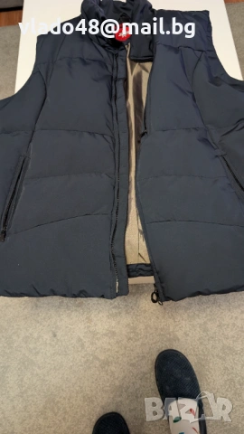 Продавам мъжки пухен елек wellensteyn, снимка 3 - Якета - 53685136