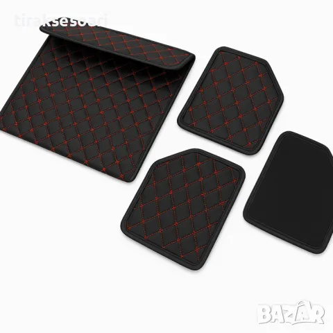 Черно с червено органайзер за багажник кутия за съхранение 55x30x30 см, снимка 4 - Аксесоари и консумативи - 50074473