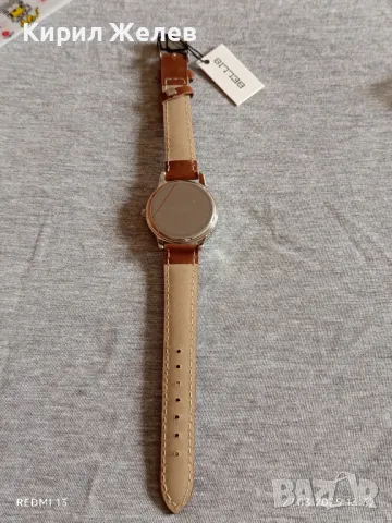 Чисто нов часовник BELLIS с кожена каишка много красив стилен дизайн 49821, снимка 8 - Дамски - 49661425