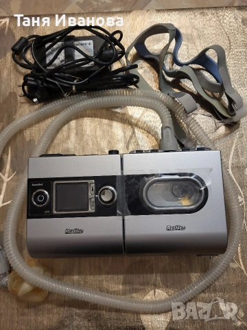 Автоматичен апарат Resmet S9 с овлажнител HSI и назална маска MIRAGE FX, снимка 2 - Друга електроника - 54083460