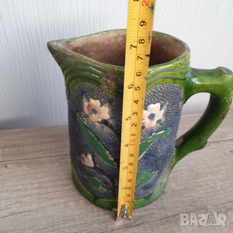 Стара керамична кана, снимка 3 - Колекции - 51864234