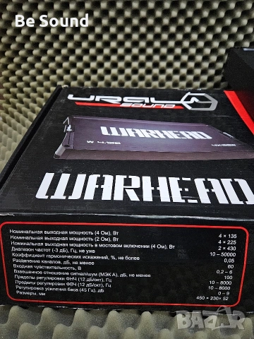 4 канален Усилвател Урал Warhead 4.135 -за SQ/SQL с-ма, снимка 8 - Ресийвъри, усилватели, смесителни пултове - 53383914