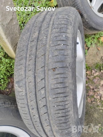 Летни гуми с джанти 4×100 , снимка 2 - Части - 52725669