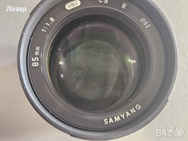 Обектив Samyang 85mm f1.8 UMC CS Sony E, снимка 3 - Обективи и филтри - 52638281