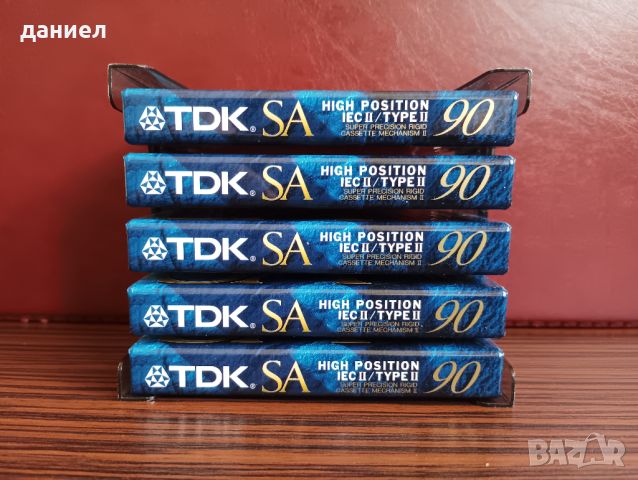 Нови запечатани аудио касети TDK SA90 - TYPE II, снимка 1 - Аудио касети - 45793324