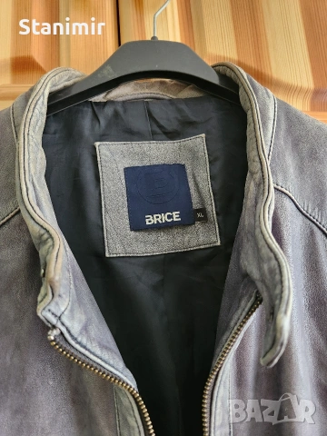 Мъжко яке Естествена кожа, снимка 3 - Якета - 53844143
