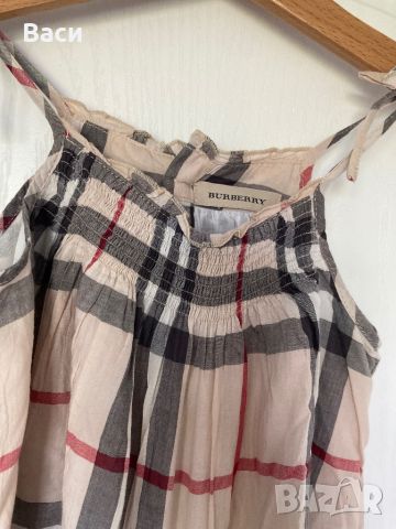 BURBERRY baby оригинална рокля, снимка 2 - Бебешки рокли - 45686378