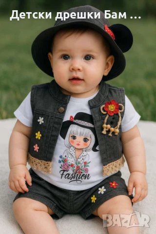 Елегантен дънков комплект