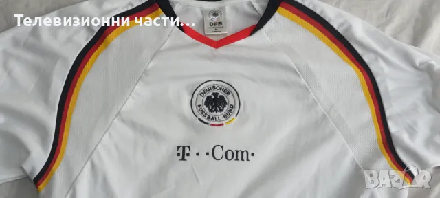 Футболна официална фен тениска фланелка Германия Germany 2005 dfb fan corner - размер М, снимка 3 - Спортни дрехи, екипи - 49780541
