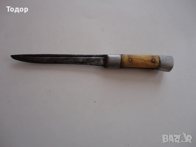 Овчарски  нож рогови чирени , снимка 3 - Ножове - 50470701