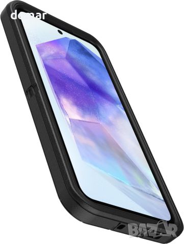 Калъф OtterBox Defender за Samsung Galaxy A55 5G, удароустойчив, ултра здрав, черен, снимка 2 - Калъфи, кейсове - 45373567
