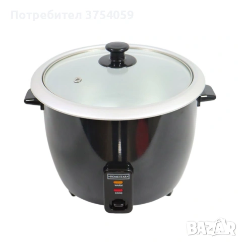 Оризоварка Homestar с мощност 1000W и 2,8 л. вместимост, снимка 4 - Уреди за готвене на пара - 53179831