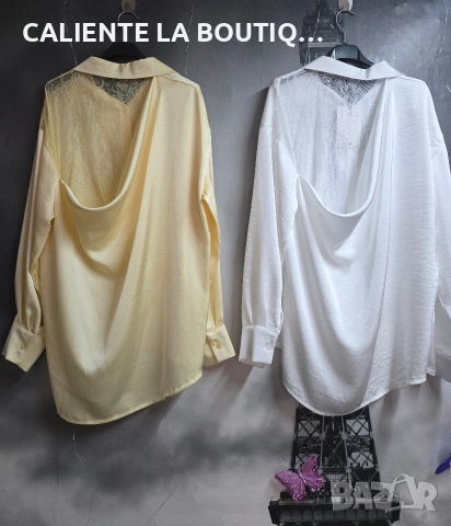 Дамска риза сатен, снимка 4 - Ризи - 54235528