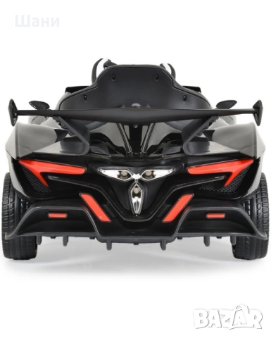 Акумулаторна кола Moni - Flash, черен металик , снимка 3 - Детски велосипеди, триколки и коли - 51610727