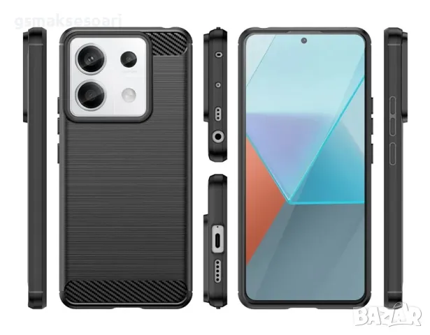 Xiaomi Redmi Note 13 Pro 5G - Удароустойчив Кейс Гръб CARBON, снимка 3 - Калъфи, кейсове - 47009262