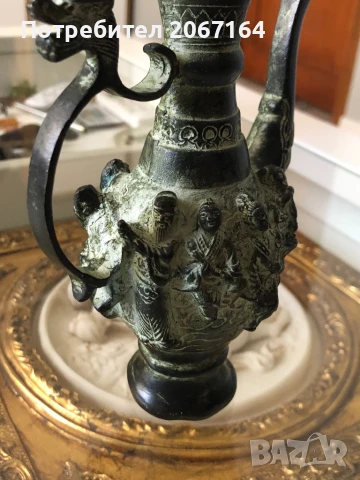 Китайски бронзов чайник, снимка 9 - Колекции - 51020683