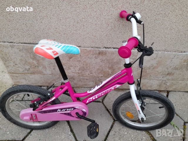 Колело Interbike LUNA 16цола за момиче, снимка 1 - Детски велосипеди, триколки и коли - 45531336