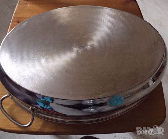 Тава – тенджера с метален капак 2 в 1 Multi Roaster, снимка 5 - Съдове за готвене - 22100927
