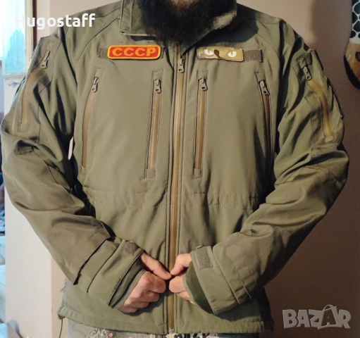 Мъжко военно яке непромокаемо Mil-Tec Softshell Professional Olive 2ХЛ 