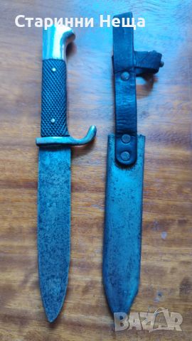 исторически РЕДКАЖ Адолф Хитлер  немски стар нож кама щик Германия , снимка 2 - Антикварни и старинни предмети - 46412717