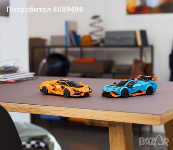 LEGO Speed Champions Lamborghini Revuelto & Huracán STO – двойни спортни болиди – официален LEGO кон, снимка 3 - Конструктори - 53169940
