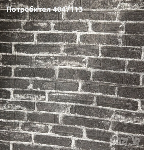 Декоративен 3D тухлен тапет за стени от PE пяна 77х70 см., снимка 6 - Декорация за дома - 51615294