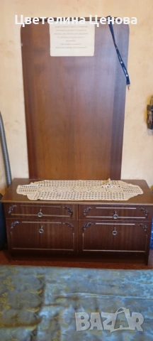  Стара масивна спалня , снимка 3 - Спални и легла - 53777823