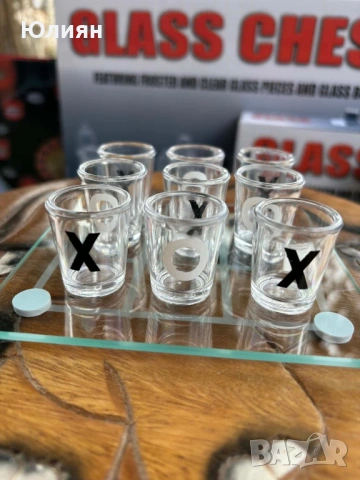 Морски шах с шотове от стъкло 🍻❌⭕, снимка 9 - Шах и табла - 53930091
