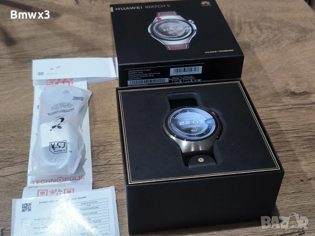 Huawei watch 5 Titanium Leather Esim