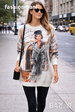 Дамски пуловери 4 модела, снимка 4 - Блузи с дълъг ръкав и пуловери - 40097866