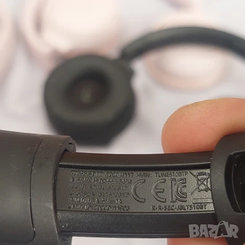 JBL T570 BT Bluetooth Headset - безжични Bluetooth слушалки с микрофон за мобилни устройства, снимка 6 - Слушалки и портативни колонки - 50867283