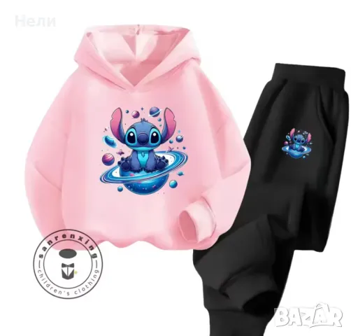 Спортен комплект на Стич, снимка 3 - Детски анцузи и суичери - 44636428