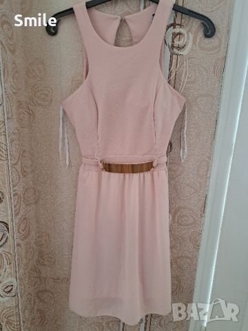 Розова рокля, снимка 1 - Рокли - 45131933