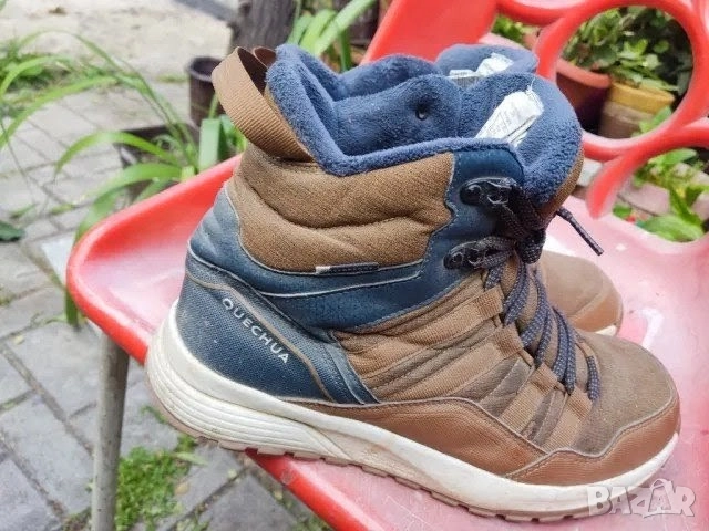 Топли зимни мъжки боти QUECHUA Мъжки обувки Мъжки кецове Естествени материали Перфектно качество!, снимка 5 - Мъжки боти - 52103551