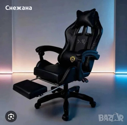 Геймърски стол, снимка 4 - Геймърски - 53833305